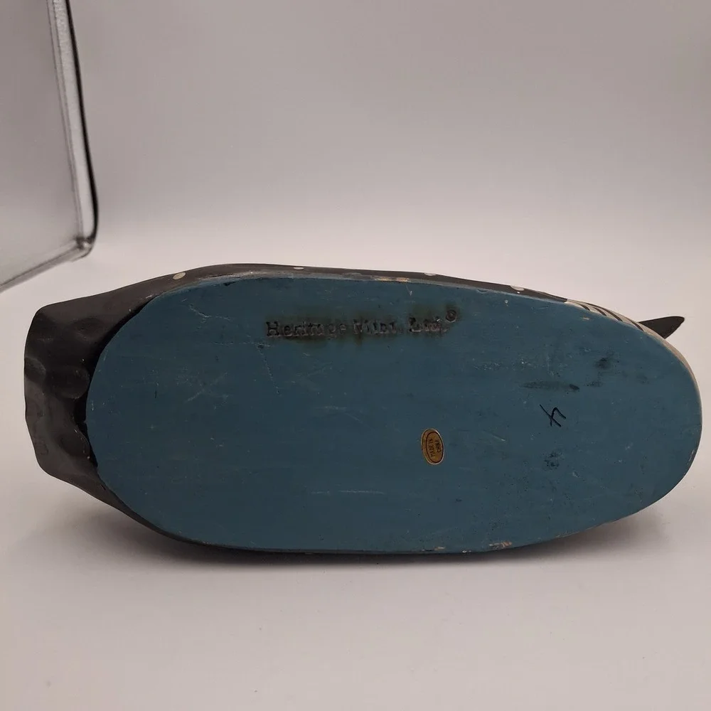 Heritage Mint Ltd Carved Wood Loon Decoy 13